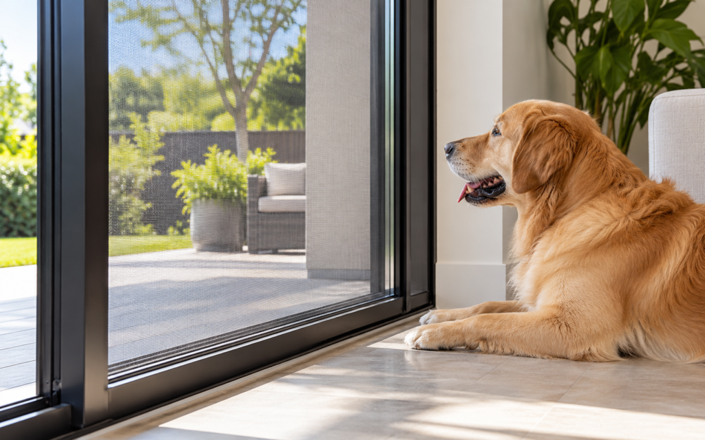 Pet proof screen doors